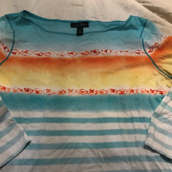 Lauren Ralph Lauren Jeans 100% Cotton Shirt Size M - Picture 2 of 4